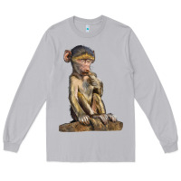 Moon Dust Baby Baboon Illustrations Long Sleeve Tee - LillyAllenDesigns