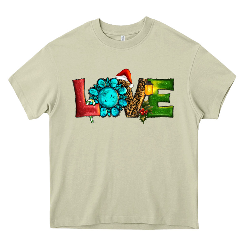 Western Gemstone Christmas Love Heavy Core Tee by RanaPortraitStore | Teevron