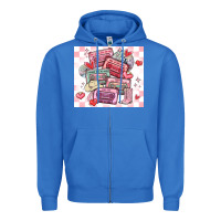 True Royal valentine's day cassette tapes Zipper Hoodie - MaliasSmallBusiness