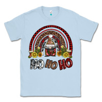 Dusty Blue rainbow and hohoho with gnome Classic Tee - AdoDesignShop