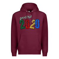 Burgundy good bye 2020 Premium Hoodie - Bettercallsaul