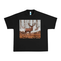Black reinder Urban Heavy Tee - JahusDesignShop