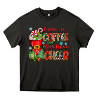 Asphalt i run on coffee and christmas cheer Heavy Core Tee - Zillion Design Studio