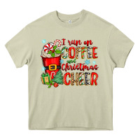 Mossy i run on coffee and christmas cheer Heavy Core Tee - Zillion Design Studio