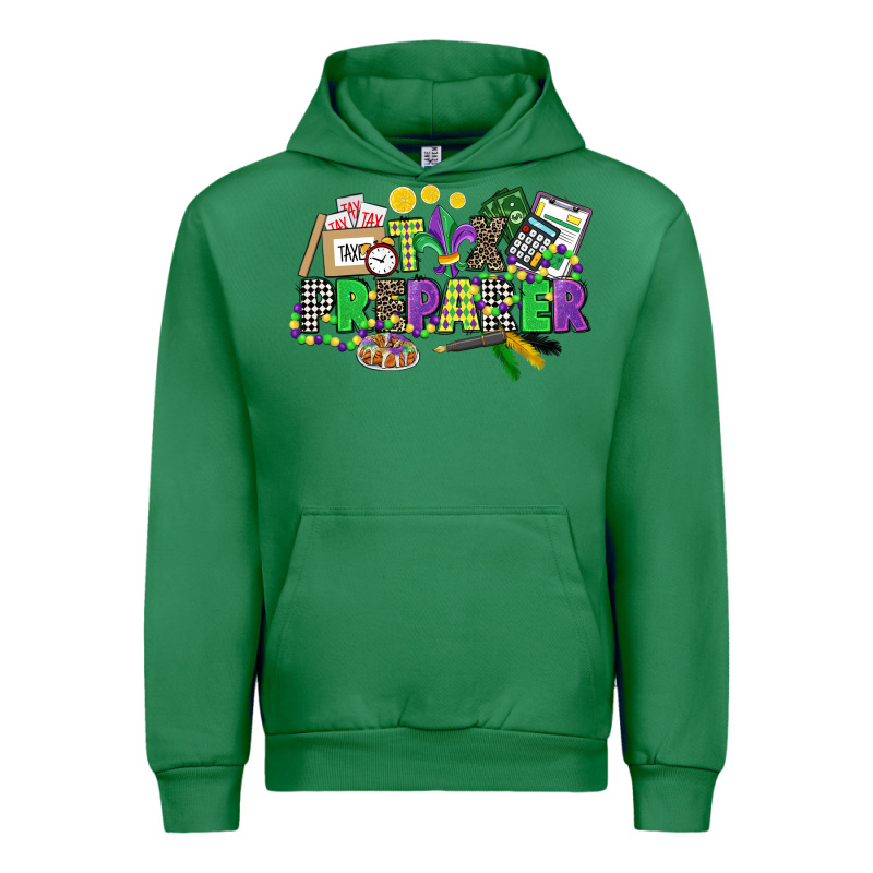 Tax Preparer Mardi Gras Urban Hoodie by CowGirlArtShop | Teevron