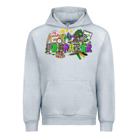 Heather Grey tax preparer mardi gras Urban Hoodie - CowGirlArtShop