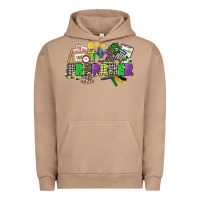 Pigment Burro tax preparer mardi gras Urban Hoodie - CowGirlArtShop