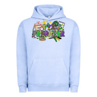 Pigment Grape Ice tax preparer mardi gras Urban Hoodie - CowGirlArtShop