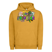 Pigment Peanut Butter tax preparer mardi gras Urban Hoodie - CowGirlArtShop