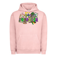 Pigment Salmon tax preparer mardi gras Urban Hoodie - CowGirlArtShop
