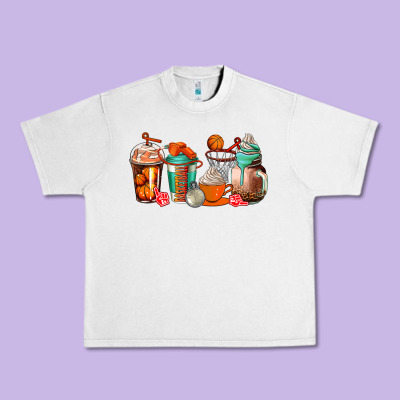 Basketball Coffee Cups Urban Heavy Tee Designed By Adodesignshop