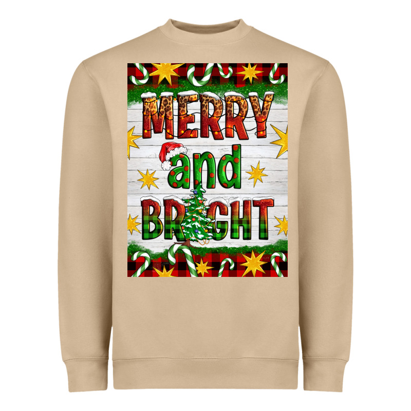 Merry And Bright Heavyweight Sweatshirt by Artiststas | Teevron