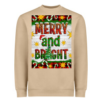 Mushroom Merry And Bright Heavyweight Sweatshirt - Artiststas