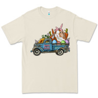 Bone Happy Easter Truck with Bunny Eggs And Carrot Premium Tee - RanaPortraitStore