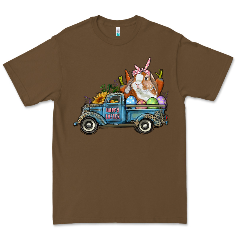 Happy Easter Truck With Bunny Eggs And Carrot Premium Tee by RanaPortraitStore | Teevron