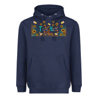 Navy teacher vibes libbey glass Heavyweight Hoodie - BundleAndBundleShop