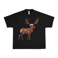 Black reindeer Urban Heavy Tee - JahusDesignShop