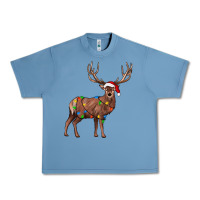 Pebble Blue reindeer Urban Heavy Tee - JahusDesignShop