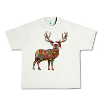 Pistachio reindeer Urban Heavy Tee - JahusDesignShop