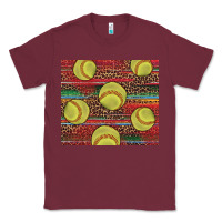 Burgundy western softball Classic Tee - AdoDesignShop