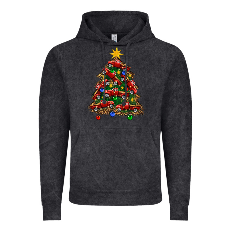 Christmas Truck Tree Vintage Hoodie by FaDigitalArtStudio | Teevron