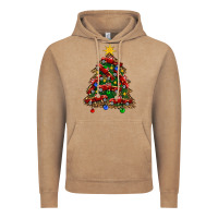 Vintage Coffee christmas truck tree Vintage Hoodie - FaDigitalArtStudio