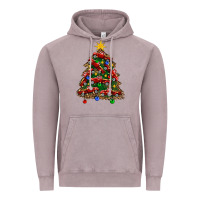 Vintage Zinc christmas truck tree Vintage Hoodie - FaDigitalArtStudio