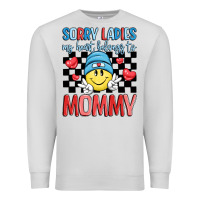 Dove Grey sorry ladies my heart belongs to mommy Premium Sweatshirt - LillyAllenDesigns