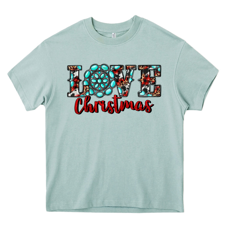 Western Gemstone Christmas Love Heavy Core Tee by RanaPortraitStore | Teevron