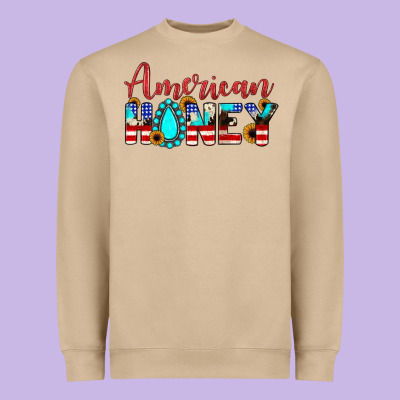 American Honey Heavyweight Sweatshirt Designed By Jahusdesignshop