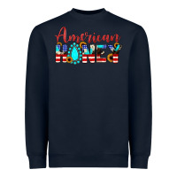 Navy american honey Heavyweight Sweatshirt - JahusDesignShop