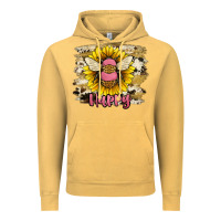 Vintage Mustard bee happy Vintage Hoodie - JahusDesignShop
