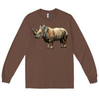 Chestnut Rhino Illustrations Long Sleeve Tee - LillyAllenDesigns