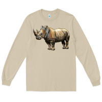 Mushroom Rhino Illustrations Long Sleeve Tee - LillyAllenDesigns