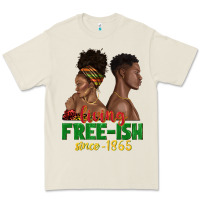 Bone living free ish since 1865 with afro black woman a Premium Tee - texasbilliewilder