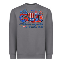 Storm with god all things are possible usa Heavyweight Sweatshirt - AdoDesignShop