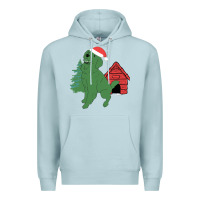 Blue Mist Christmas Dog Premium Hoodie - Bettercallsaul