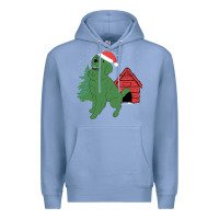 Colony Blue Christmas Dog Premium Hoodie - Bettercallsaul