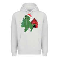 Dove Grey Christmas Dog Premium Hoodie - Bettercallsaul