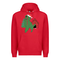 Red Christmas Dog Premium Hoodie - Bettercallsaul