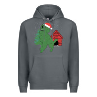 Rock Christmas Dog Premium Hoodie - Bettercallsaul