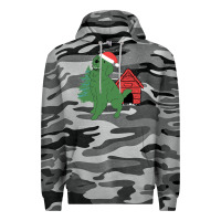 Slate Camo Christmas Dog Premium Hoodie - Bettercallsaul