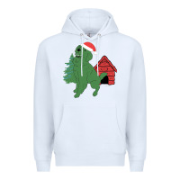 White Christmas Dog Premium Hoodie - Bettercallsaul