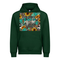 Forest Green yet despite the look on my face you are still talk Urban Hoodie - CowGirlArtShop