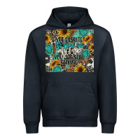 Navy yet despite the look on my face you are still talk Urban Hoodie - CowGirlArtShop