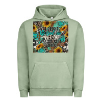 Pigment Oil Green yet despite the look on my face you are still talk Urban Hoodie - CowGirlArtShop
