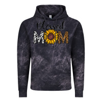 Cloud Black blessed mom Vintage Hoodie - CowhideDigitalArt