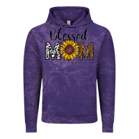 Cloud Purple blessed mom Vintage Hoodie - CowhideDigitalArt