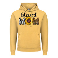Vintage Mustard blessed mom Vintage Hoodie - CowhideDigitalArt