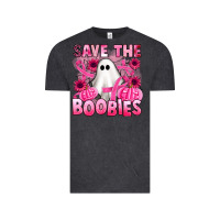 Vintage Black save the boobies Vintage Tee - Artiststas